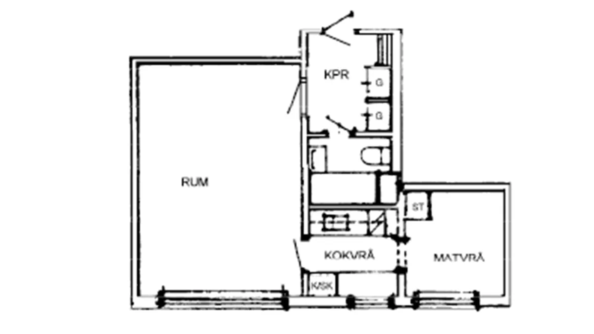 Hyreslägenhet på Västerås i vasteras