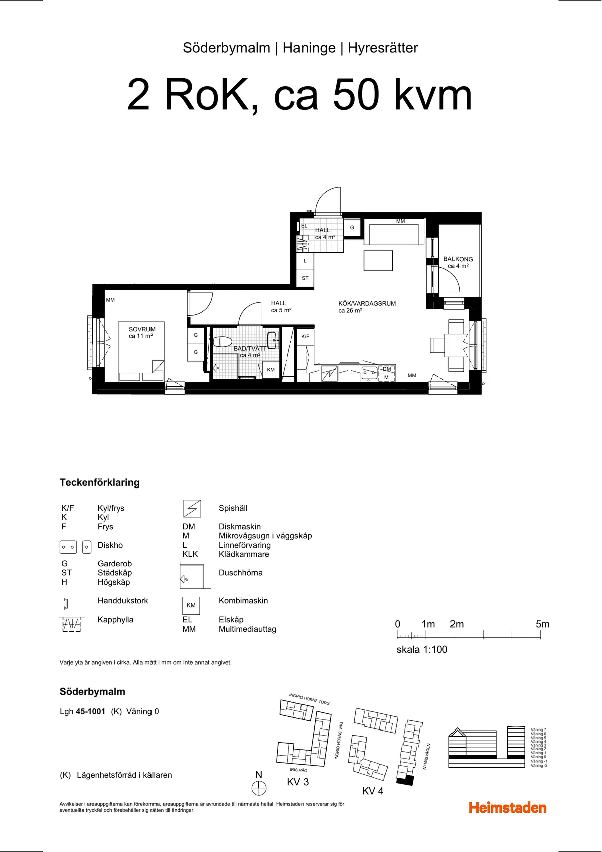 Hyreslägenhet på Handen i handen