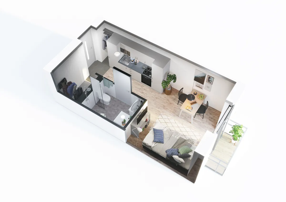 Lägenhet på Näckens väg i Umeå