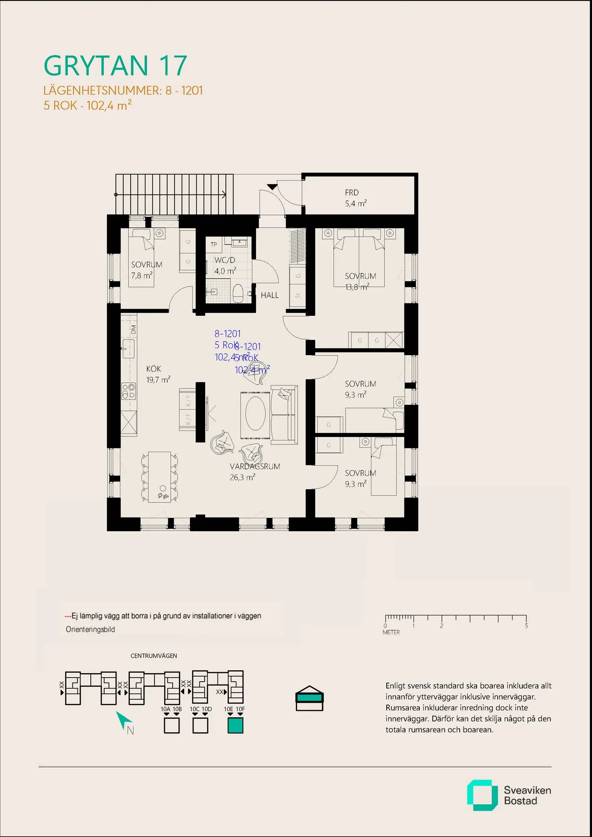 Lägenhet på Centrumvägen i Nykvarn